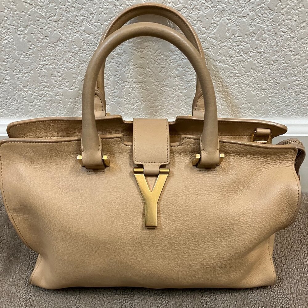 Saint Laurent Classic Y Cabas Leather Small